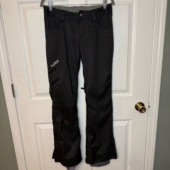 Burton Dry Ride Juniors Womens Black Snow Snowboarding Pants Size Small GUC - Picture 1 of 11